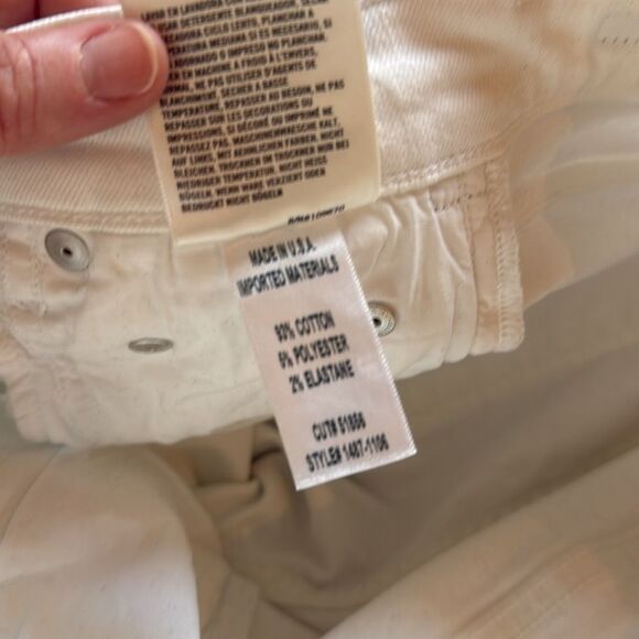 Citizens of Humanity Mid Rise Rocket Skinny Jeans white size 25 - Picture 7 of 11